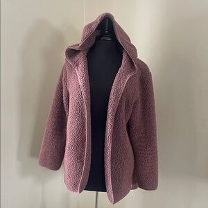 PINK Victoria's Secret Cozy Mauve Teddy Jacket